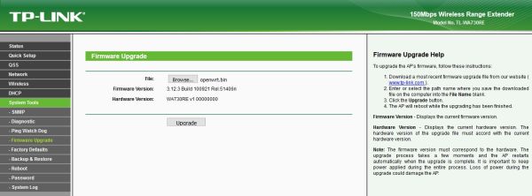 firmware upgrade